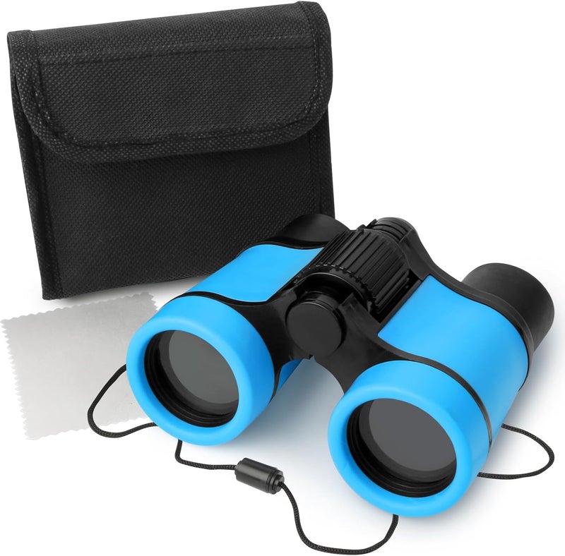 DR ANISON Binoculars for Kids Toy Binoculars Set for Age 3-12 Years Old Boys Girls Outside Play, Bird Watching, Camping, Educational Learning, Birthday Presents - Image 1